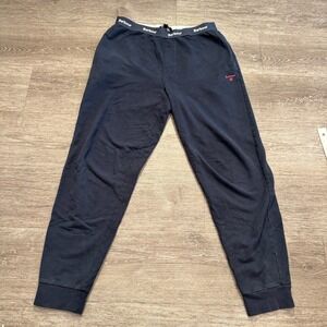 Barbour‎ Pants Mens Medium Blue Jake Lounge Joggers Cotton Comfort Casual 28x28
